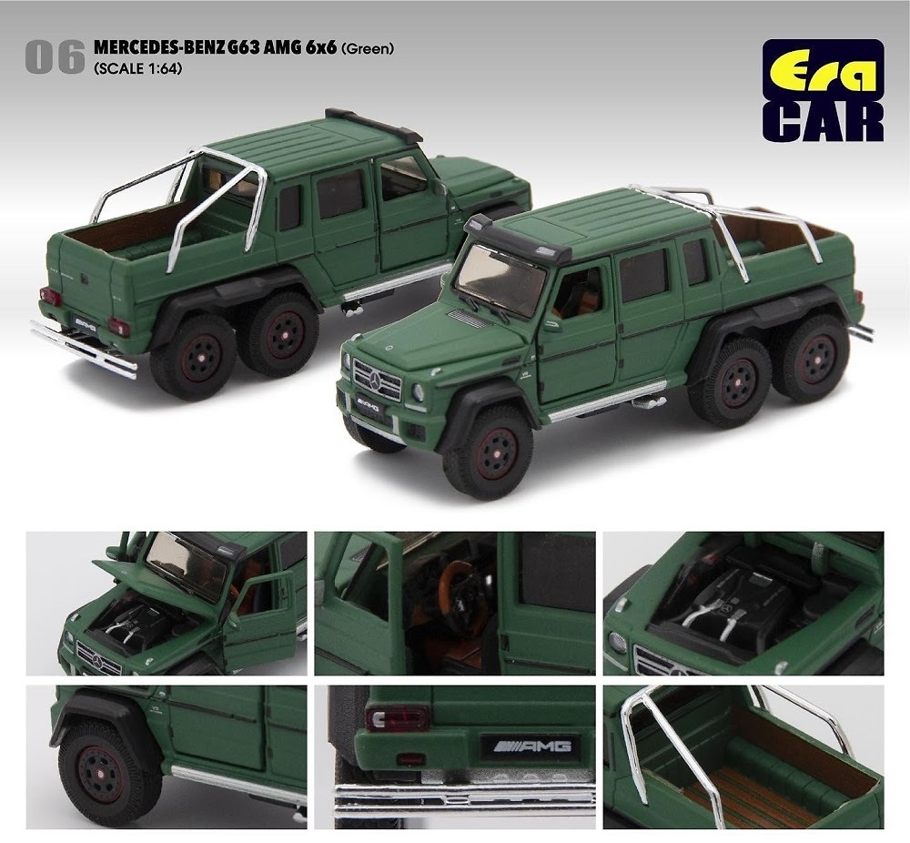 Mercedes Benz G63 AMG 6x6 (2013) Era 38-MB196X6RN06 1/64 