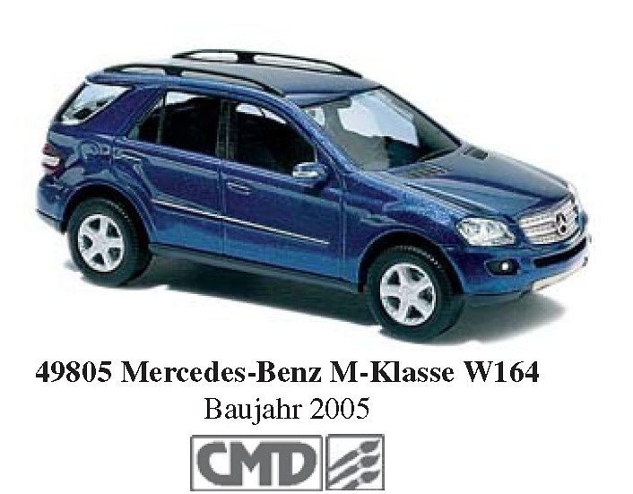 Mercedes Clase M -W164- (2005) CMC Busch 49805 1/87 