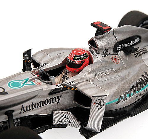 Mercedes MGP W01 #3 M. Schumacher (2010) Minichamps 410100003 1/43 