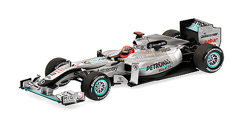 Mercedes MGP W01 #3 M. Schumacher (2010) Minichamps 410100003 1/43 