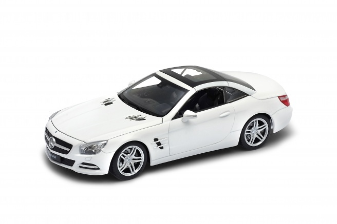 Mercedes SL500 Cerrado -R231- (2012) Welly 1:24 Blanco 