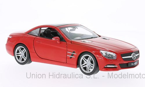 Mercedes SL500 Cerrado -R231- (2012) Welly 1:24 Rojo 