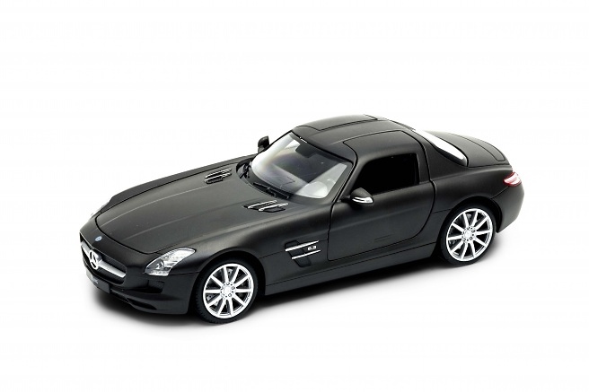 Mercedes SLS AMG -C197- (2012) Welly 1:24 Negro Mate 