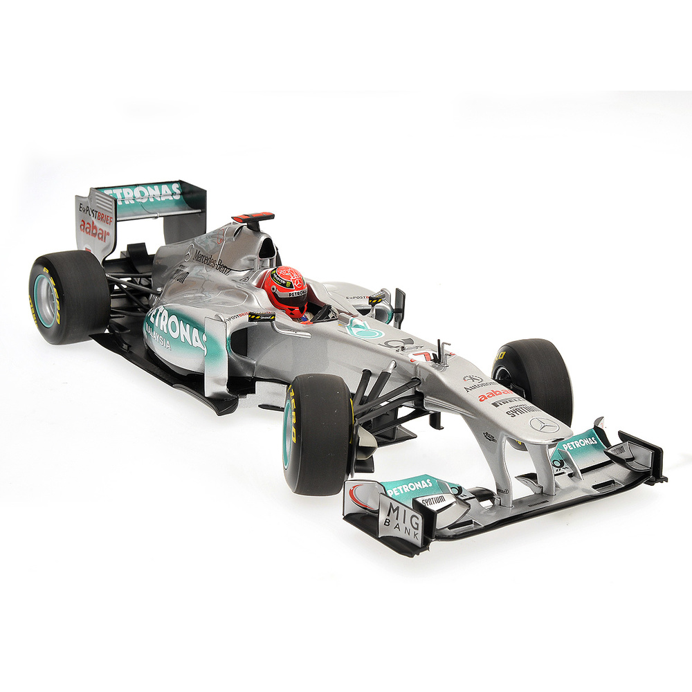 Mercedes W02 nº 7 Michael Schumacher (2011) Minichamps 110110007 1/18 