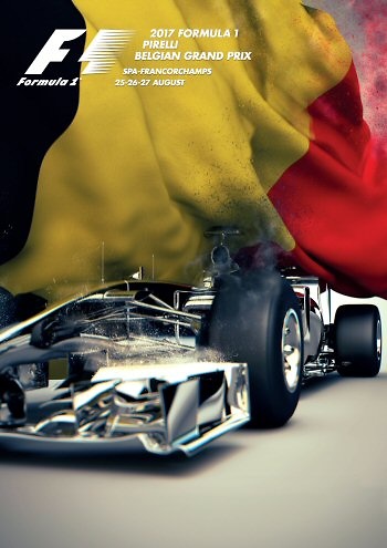 Poster del GP. F1 de Bélgica de 2017 