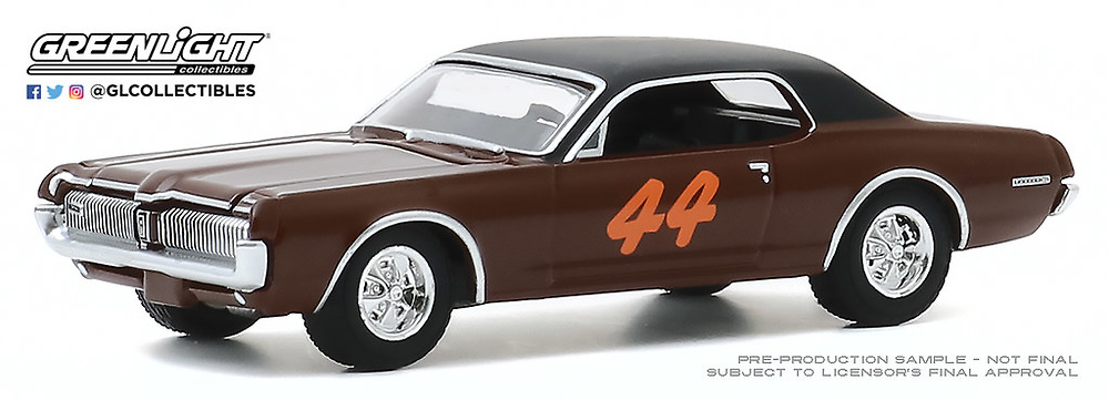 Mercury Cougar - Race Car nº 44 (1967) Greenlight 30183 1/64 