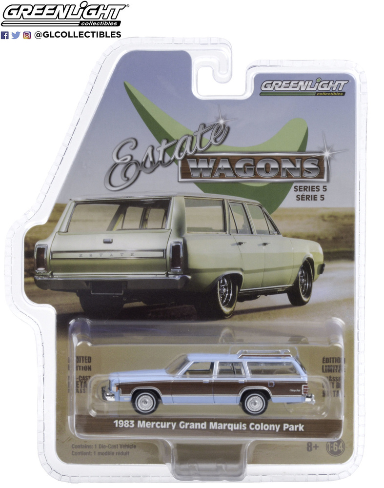 Mercury Grand Marquis Colony Park (1983) Greenlight 29990F 1/64 