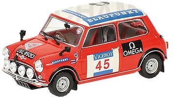 Mini Cooper 1275S MK I Rally 1000 Lagos nº 45 Maekinen/Keskitalo (1966) Minichamps 400661345 1/43 
