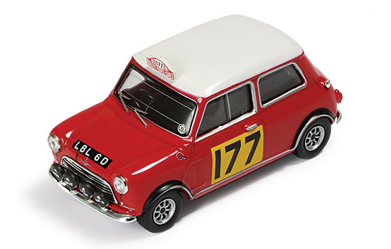Mini Cooper S BMC nº 177 H.Liddon-R.Aaltonen Ganador Rally Monte Carlo (1967) Ixo RAC086 1/43 