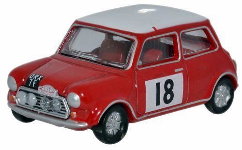 Mini Cooper S MkII Rallye de Monte Carlo nº 18 (1968) Oxford escala 1/76 