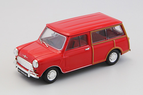 Mini Morris Traveller (1961) Ebbro 1/43 Rojo 