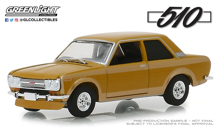 Miniatura Datsun 510 (1968) Greenlight 27970A escala 1/64 