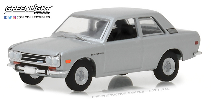 Miniatura Datsun 510 (1970) Greenlight 29900B escala 1/64 