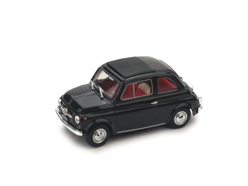 Miniatura Fiat 500F Techo Cerrado (1965) Brumm escala 1/43 Marrón 