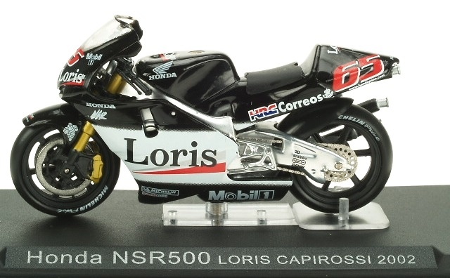 Honda NSR500 nº 65 Loris Capirossi (2002) Altaya 702564 1/24 