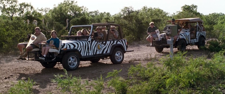 Miniatura Jeep CJ-7 de la pelicula Ace Ventura: Operación África