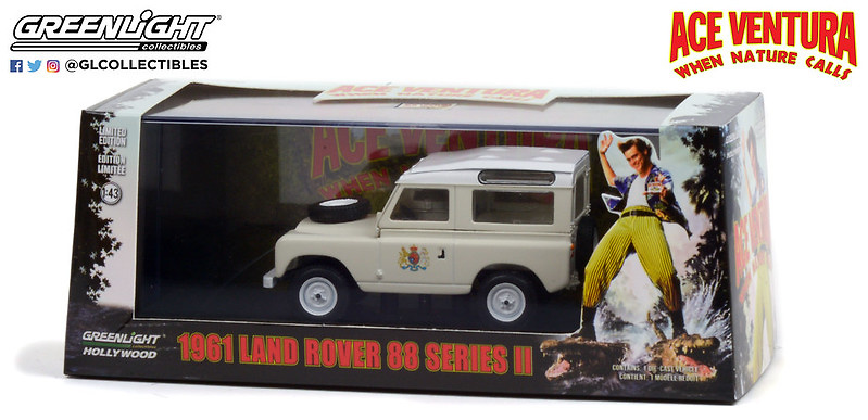 Maqueta Land Rover 88 pelicula Ace Ventura 
