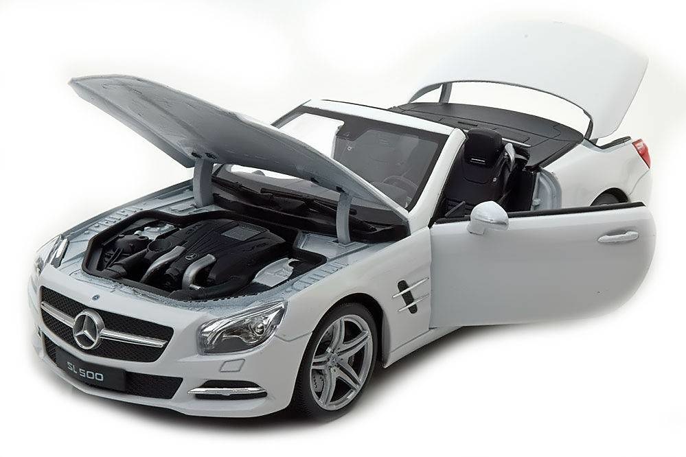 Miniatura Mercedes SL500 Abierto (2012) Welly escala 1:24 