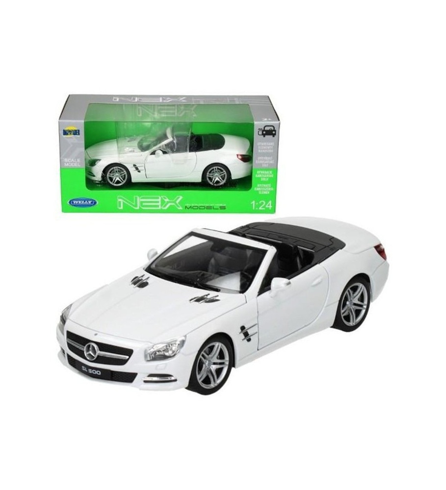 Miniatura Mercedes SL500 Abierto (2012) Welly escala 1:24 