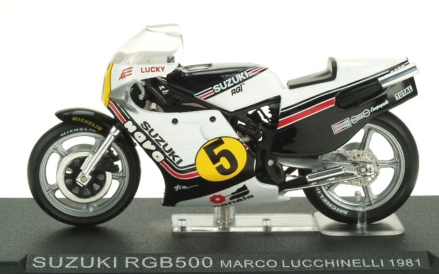 Suzuki RGV500 nº 5 Marco Lucchinelli (1981) Altaya 702724 1/24 