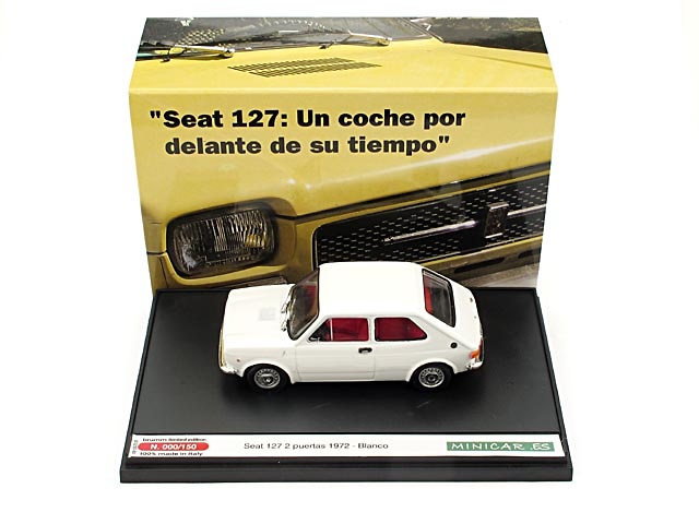 Miniatura Seat 127 2p. (1972) Brumm S1202-01 escala 1/43 Blanco 