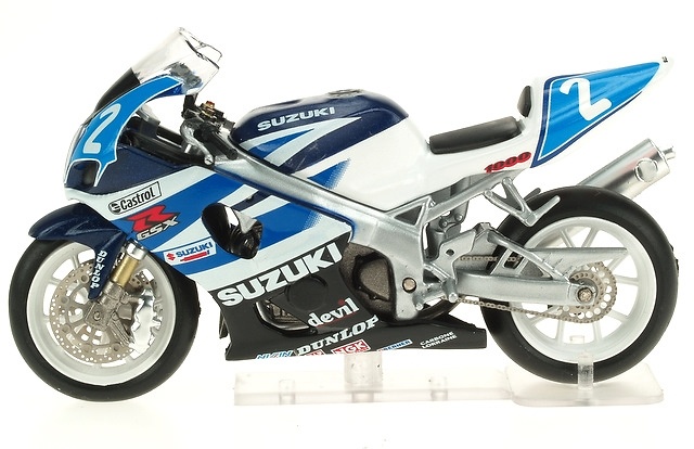 Miniatura Suzuki GSX-R nº 2 J.M. Bayle - S. Gimbert - N. Dussauge () Altaya 1/24 