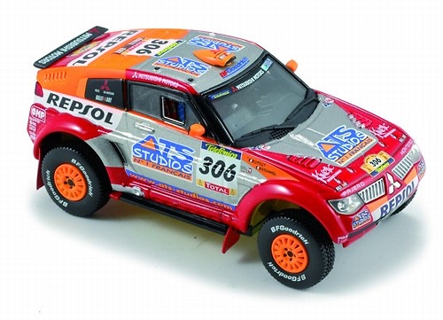 Mitsubishi Pajero Evo Peterhansel Dakar nº 306 (2005) Norev 800151 1/43 