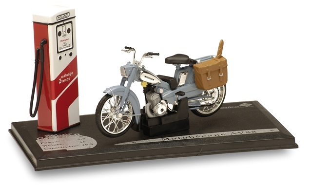 Mobylette con surtidor mezcla (1966) Solido 1/18 