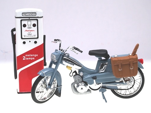 Mobylette con surtidor mezcla (1966) Solido 1/18 
