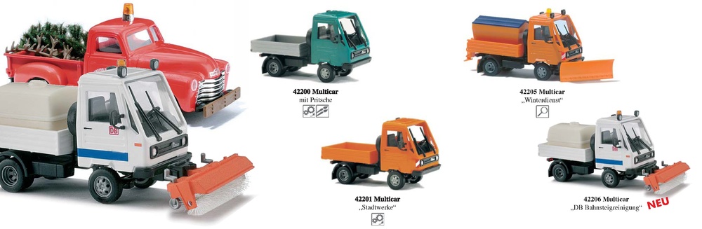 Multicar Policia Sachsen Busch 1/87 