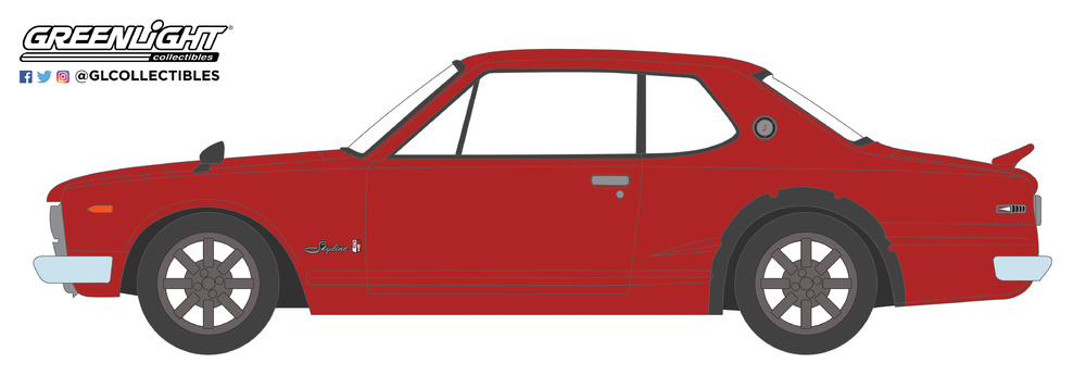 Nissan Skyline 2000 GT-R (1972) Greenlight 47020E 1/64 