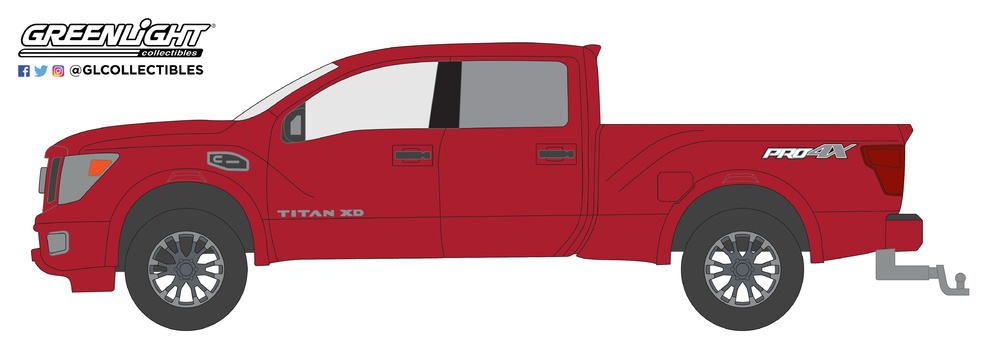 35120-F 1:64 Blue Collar Collection Series 5 - 2018 Nissan Titan XD Pro-4X 
