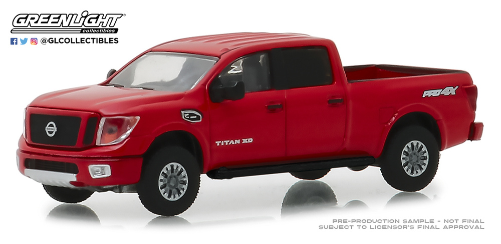 35120-F 1:64 Blue Collar Collection Series 5 - 2018 Nissan Titan XD Pro-4X 