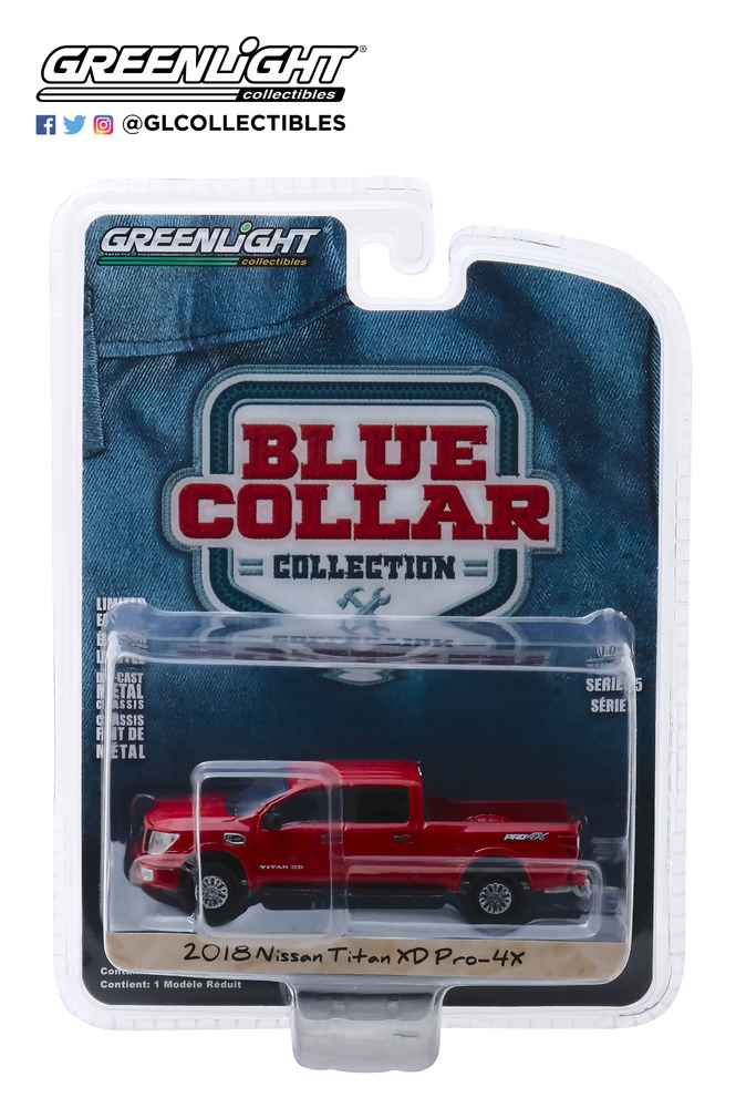 35120-F 1:64 Blue Collar Collection Series 5 - 2018 Nissan Titan XD Pro-4X 