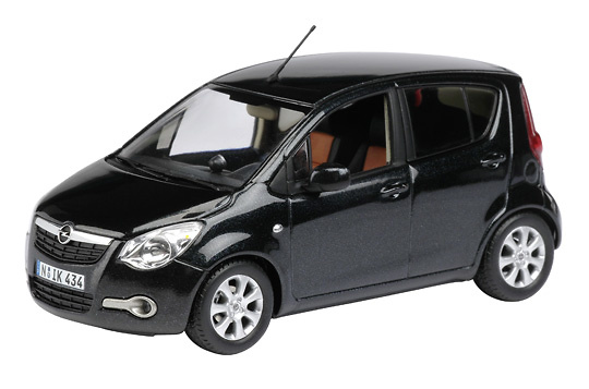 Opel Agila (2007) Schuco 1/43 Negro 