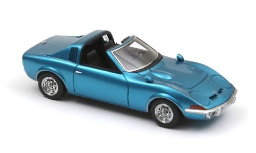 Opel GT Aero (1969) Neo 1/43 Azul Metalizado Techo Abierto 