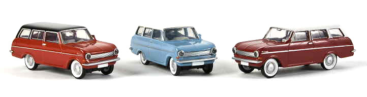 Opel Kadet A Caravan (1965) Drummer-Brekina 1/87 