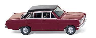 Opel Rekord A (1963) Wiking 1/87 Granate Techo Negro 