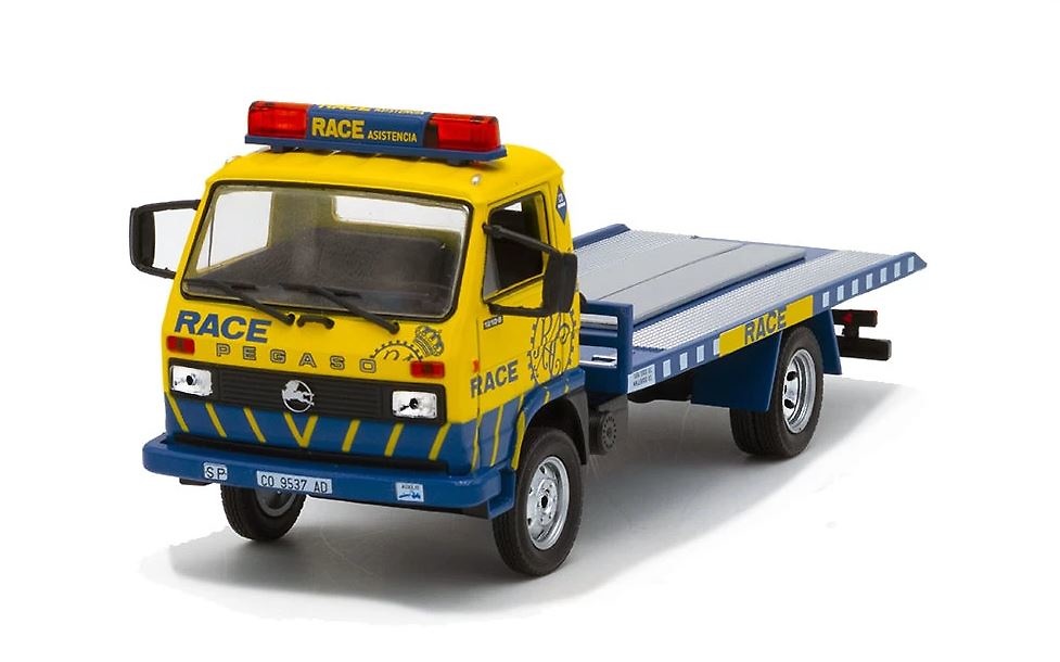 Pegaso Ekus 1210-6 grúa asistencia en carretera Race (1988) Salvat 1/43 