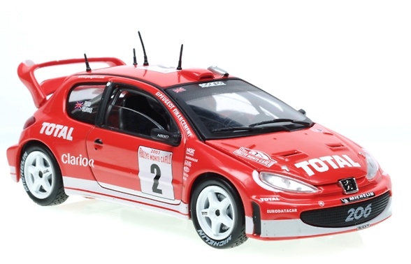 Peugeot 206 WRC Monte Carlo (2003) Solido 20840 1/43 