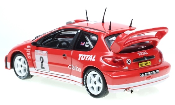 Peugeot 206 WRC Monte Carlo (2003) Solido 20840 1/43 