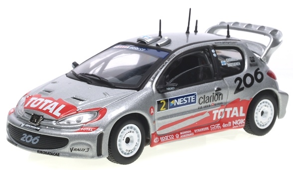 Peugeot 206 WRC R. Finlandia (2002) Solido 20839 1/43 