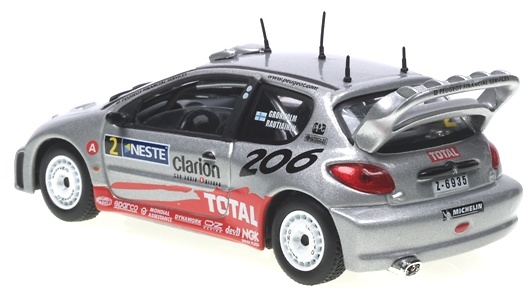 Peugeot 206 WRC R. Finlandia (2002) Solido 20839 1/43 