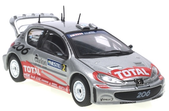 Peugeot 206 WRC R. Finlandia (2002) Solido 20839 1/43 