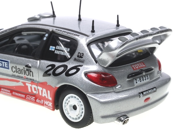 Peugeot 206 WRC R. Finlandia (2002) Solido 20839 1/43 