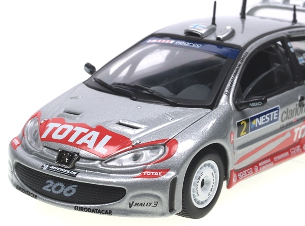 Peugeot 206 WRC R. Finlandia (2002) Solido 20839 1/43 