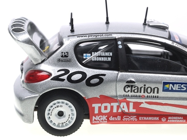 Peugeot 206 WRC R. Finlandia (2002) Solido 20839 1/43 