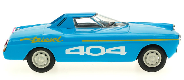 Peugeot 404 diesel Caza Records (1965) 474442 Norev 1/43 
