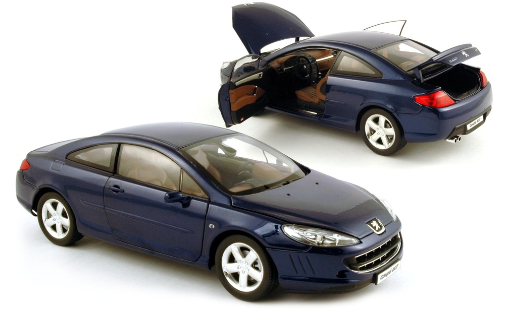 Norev 184764 Peugeot 407 Coupé (2005) Norev 1:18 Color Azul Montebello