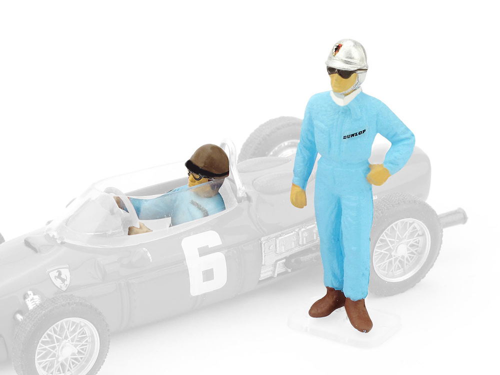 Pilotos Ferrari F156 Wolfgang Von Trips + Richie Ginther (1961) Brumm F086 1/43 